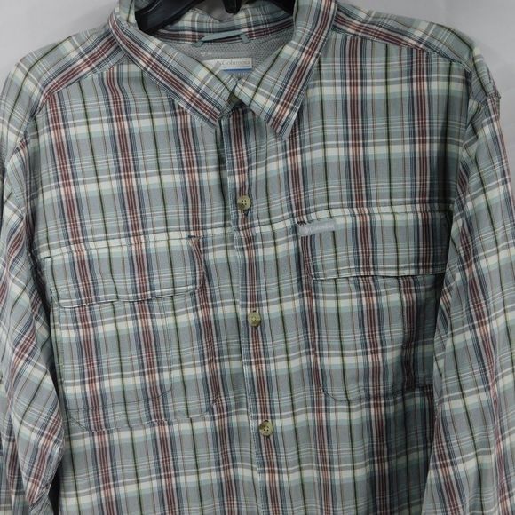 Columbia Multi Colored Plaid Long Sleeve - Picture 4 of 4